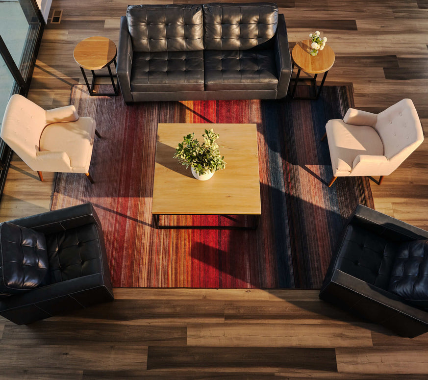 The Ruston collection is a custom set of living room tables i